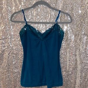 Worthington Stretch Camisole Tank Top Lacy